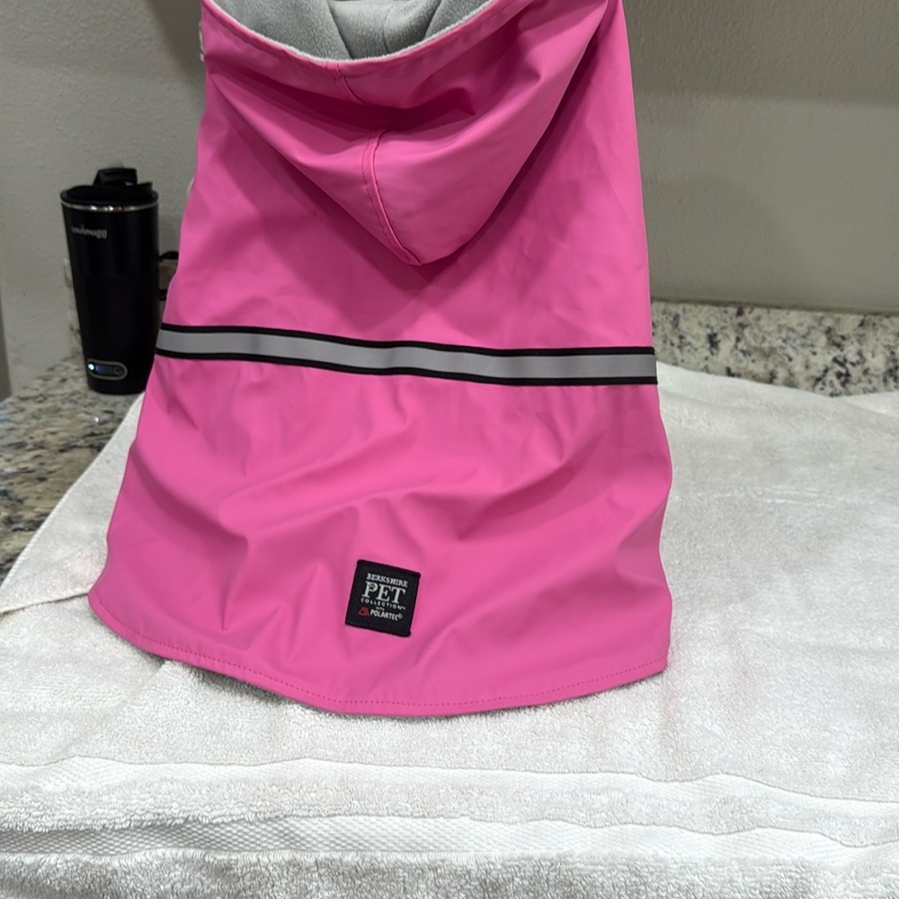 Barbie Pink Berkshire Pet Collection Rain Jacket – Size Large